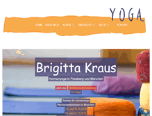 Tablet Screenshot of hormonyoga-yoga.de